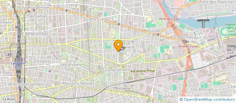 localisation de l'entreprise MONSIEUR SEBASTIEN GIRAUDEAU à VILLEURBANNE