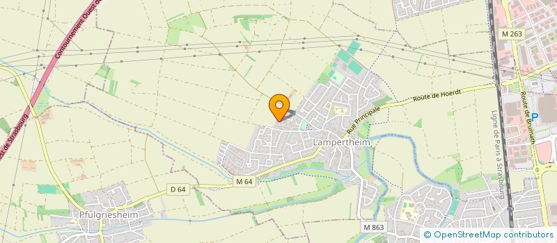 localisation de l'entreprise MONSIEUR SEBASTIEN GIRAUDON  LAMPERTHEIM