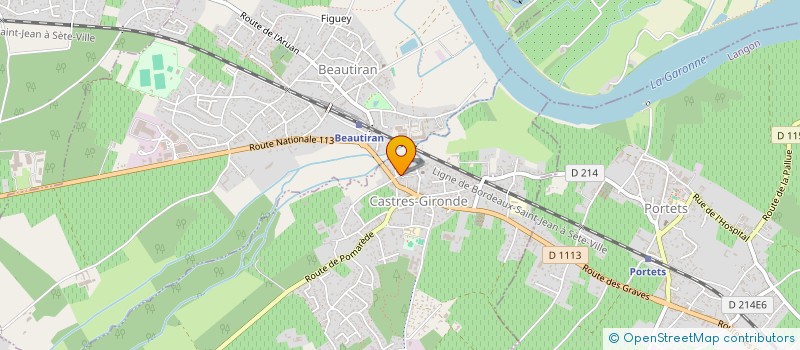 localisation de l'entreprise MONSIEUR SEBASTIEN GIUSTINIANI  CASTRES-GIRONDE