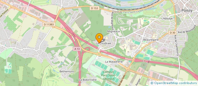 localisation de l'entreprise MONSIEUR SEBASTIEN GIVENCHY à POISSY