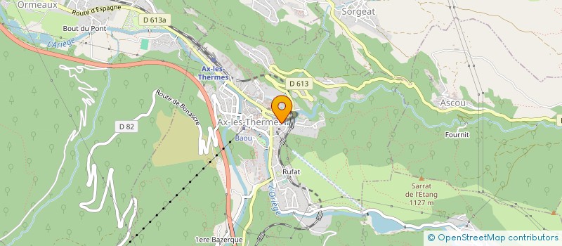 localisation de l'entreprise MONSIEUR SEBASTIEN GIVONE à AX-LES-THERMES