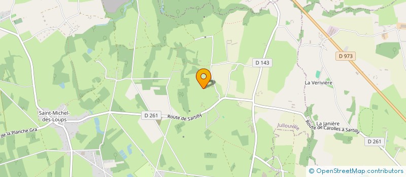 localisation de l'entreprise MONSIEUR SEBASTIEN GLET  SARTILLY-BAIE-BOCAGE