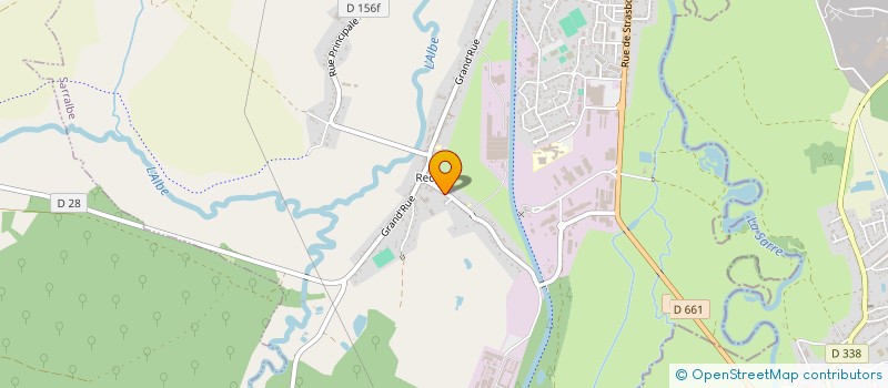 localisation de l'entreprise MONSIEUR SEBASTIEN GLOCK  SARRALBE