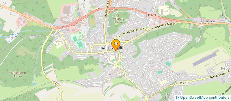 localisation de l'entreprise MONSIEUR SEBASTIEN GOBERT à SAINT-AVOLD