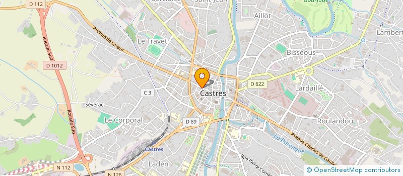 localisation de l'entreprise MONSIEUR SEBASTIEN GODARD  CASTRES