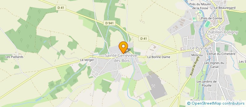 localisation de l'entreprise MONSIEUR SEBASTIEN GODART à SAINTE-GENEVIEVE-DES-BOIS