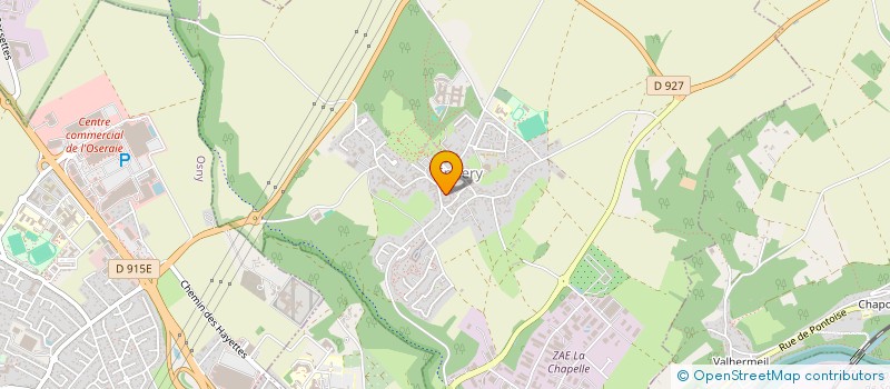 localisation de l'entreprise MONSIEUR SEBASTIEN GODEFROY  ENNERY