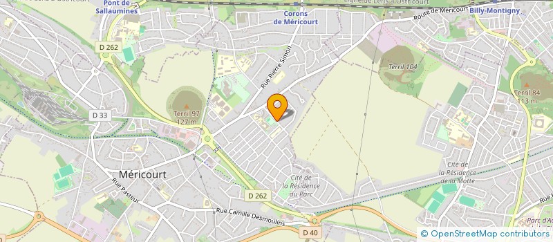 localisation de l'entreprise MONSIEUR SEBASTIEN GODEFROY  MERICOURT