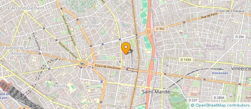 localisation de l'entreprise MONSIEUR SEBASTIEN GODELU à PARIS