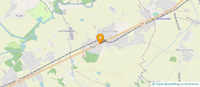 localisation de l'entreprise MONSIEUR SEBASTIEN GODFRIN  SEGOUFIELLE