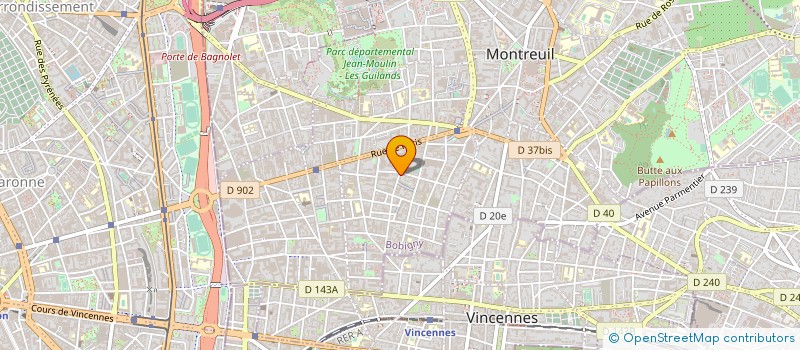 localisation de l'entreprise MONSIEUR SEBASTIEN GOKALP à MONTREUIL