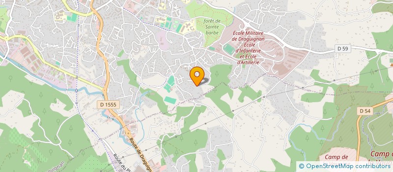 localisation de l'entreprise MONSIEUR SEBASTIEN GOLFIER  DRAGUIGNAN