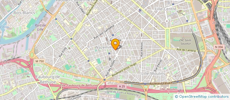 localisation de l'entreprise MONSIEUR SEBASTIEN GOLL à LILLE