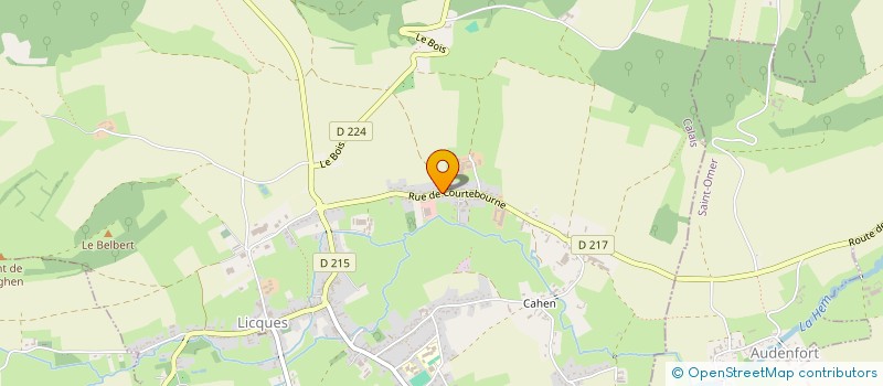 localisation de l'entreprise MONSIEUR SEBASTIEN GOLLIOT  LICQUES