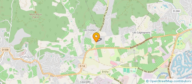 localisation de l'entreprise MONSIEUR SEBASTIEN GOMEZ à GRIMAUD