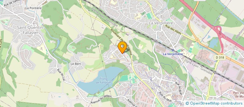 localisation de l'entreprise MONSIEUR SEBASTIEN GOMOT  SAINT-QUENTIN-FALLAVIER