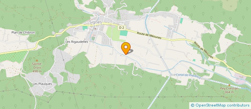 localisation de l'entreprise MONSIEUR SEBASTIEN GONBERT  SIGNES