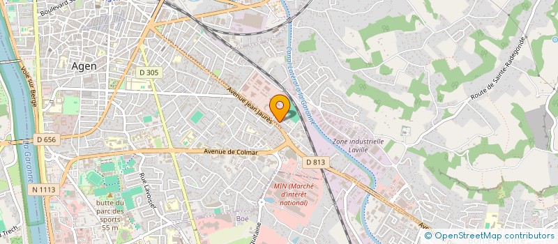 localisation de l'entreprise MONSIEUR SEBASTIEN GONIN  AGEN