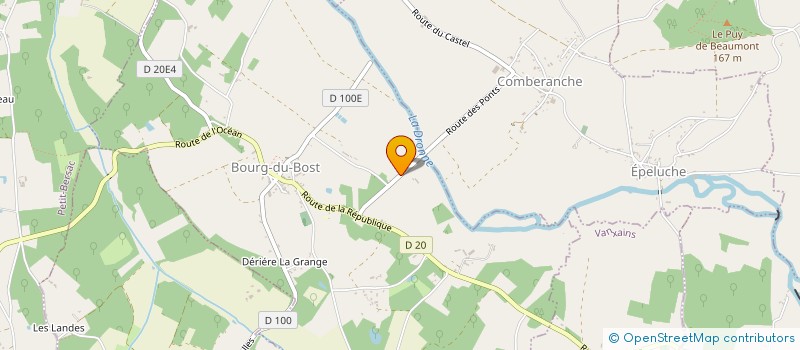 localisation de l'entreprise MONSIEUR SEBASTIEN GONZALES MARTINEZ  VILLETOUREIX