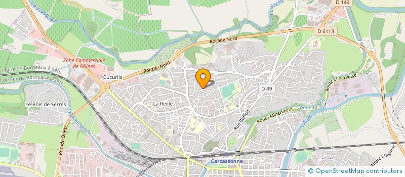 localisation de l'entreprise MONSIEUR SEBASTIEN GONZALEZ  VILLARZEL-DU-RAZES