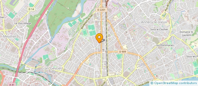 localisation de l'entreprise MONSIEUR SEBASTIEN GONZATTI à ANNECY