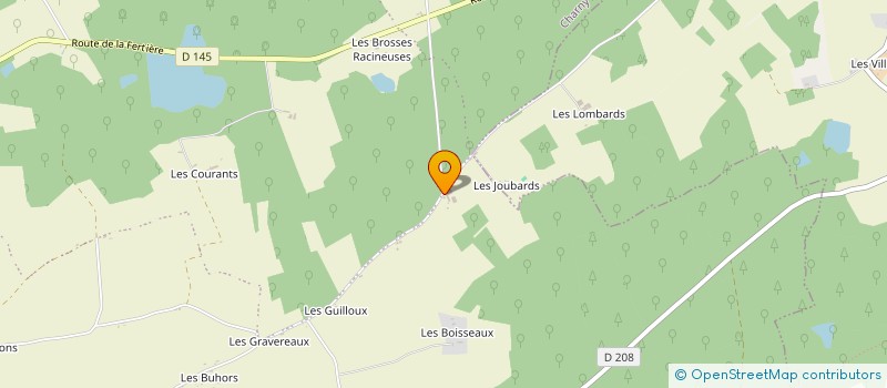 localisation de l'entreprise MONSIEUR SEBASTIEN GORGEON  CHARNY OREE DE PUISAYE