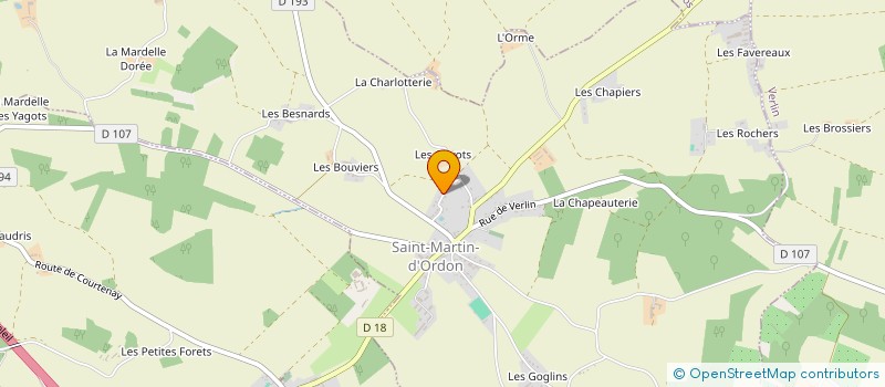 localisation de l'entreprise MONSIEUR SEBASTIEN GORTAIS  PRECY-SUR-VRIN