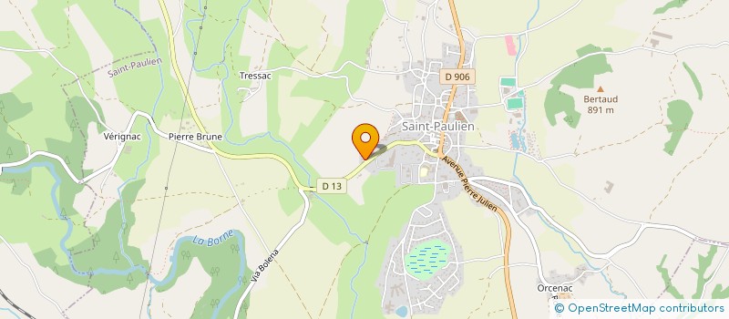 localisation de l'entreprise MONSIEUR SEBASTIEN GORY  SAINT-PAULIEN