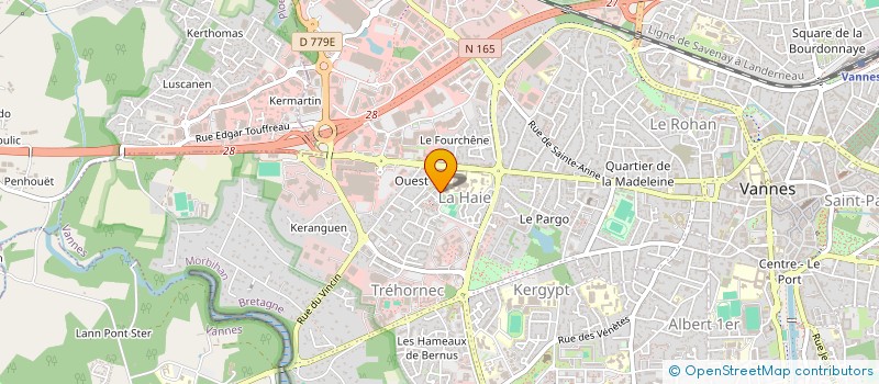 localisation de l'entreprise MONSIEUR SEBASTIEN GOSSELIN à VANNES