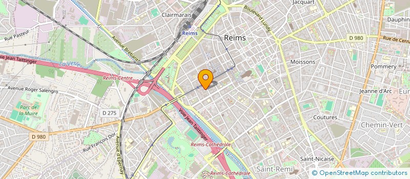 localisation de l'entreprise MONSIEUR SEBASTIEN GOSSET  REIMS