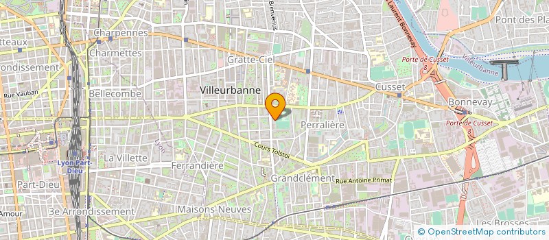 localisation de l'entreprise MONSIEUR SEBASTIEN GOTTFREUND à VILLEURBANNE