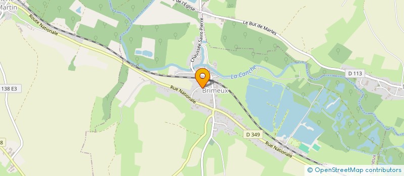 localisation de l'entreprise MONSIEUR SEBASTIEN GOUDAL  BRIMEUX