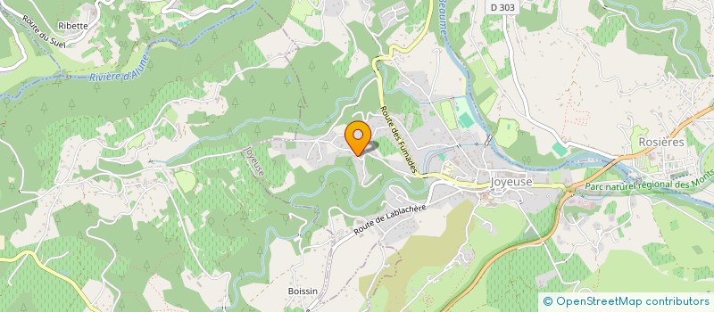 localisation de l'entreprise MONSIEUR SEBASTIEN GOUEDARD à SABLIERES
