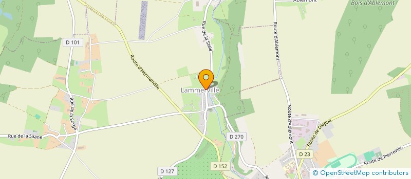 localisation de l'entreprise MONSIEUR SEBASTIEN GOUEL  LAMMERVILLE