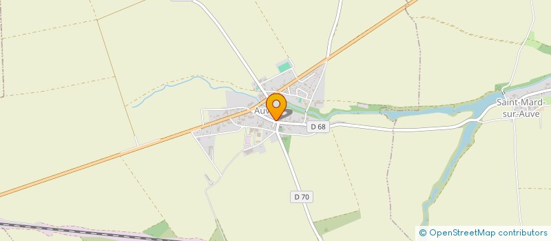 localisation de l'entreprise MONSIEUR SEBASTIEN GOUGELET à AUVE