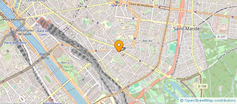 localisation de l'entreprise MONSIEUR SEBASTIEN GOUJON  PARIS