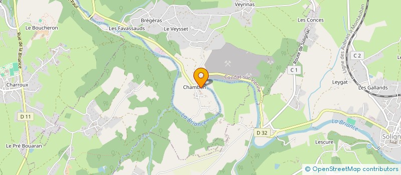 localisation de l'entreprise MONSIEUR SEBASTIEN GOURCEROL à CONDAT-SUR-VIENNE