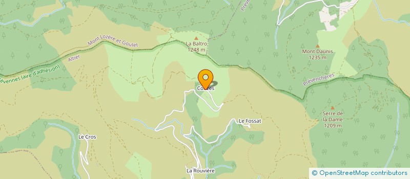 localisation de l'entreprise MONSIEUR SEBASTIEN GOURDOUZE  ALTIER