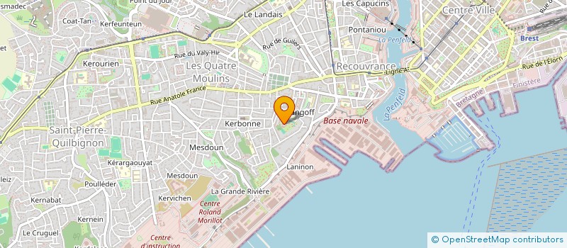 localisation de l'entreprise MONSIEUR SEBASTIEN GOURMELON à BREST
