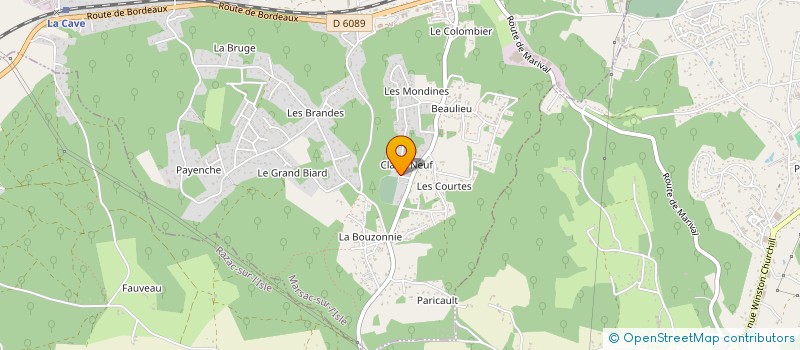 localisation de l'entreprise MONSIEUR SEBASTIEN GOUZY à MARSAC-SUR-L'ISLE