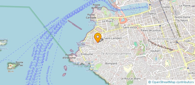 localisation de l'entreprise MONSIEUR SEBASTIEN GOZZI à MARSEILLE