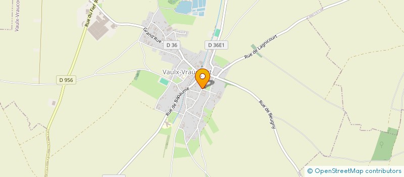 localisation de l'entreprise MONSIEUR SEBASTIEN GRALLE  VAULX-VRAUCOURT