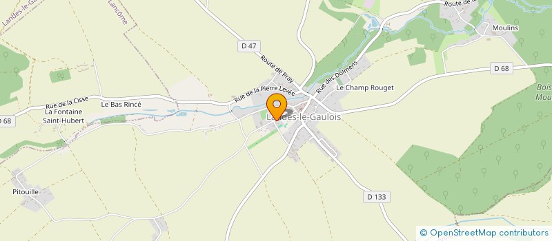 localisation de l'entreprise MONSIEUR SEBASTIEN GRAND  LANDES-LE-GAULOIS