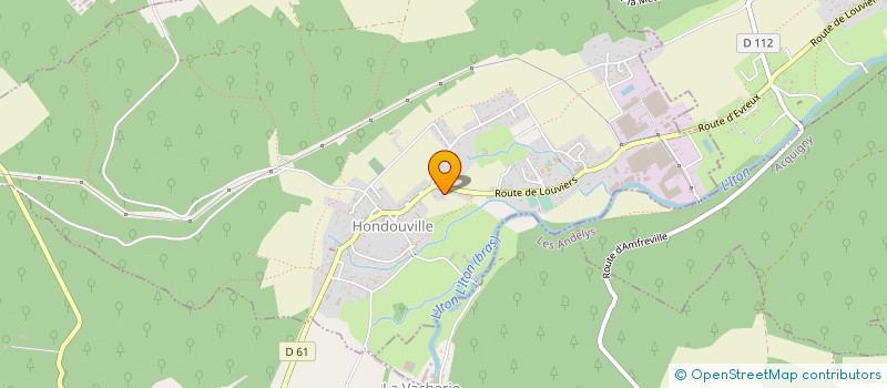 localisation de l'entreprise MONSIEUR SEBASTIEN GRANDJEAN  HONDOUVILLE