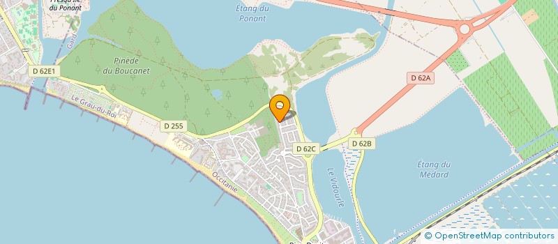 localisation de l'entreprise MONSIEUR SEBASTIEN GRANIER  LE GRAU-DU-ROI