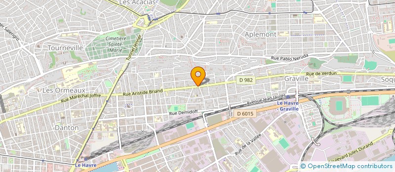 localisation de l'entreprise MONSIEUR SEBASTIEN GRATTET à LE HAVRE