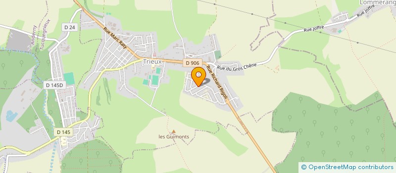 localisation de l'entreprise MONSIEUR SEBASTIEN GRAVELINES  TRIEUX