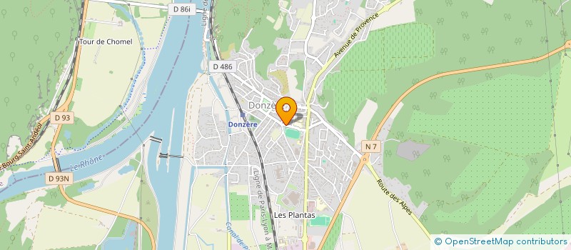 localisation de l'entreprise MONSIEUR SEBASTIEN GREINER  DONZERE