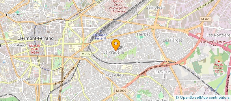 localisation de l'entreprise MONSIEUR SEBASTIEN GRELICHE  CLERMONT-FERRAND