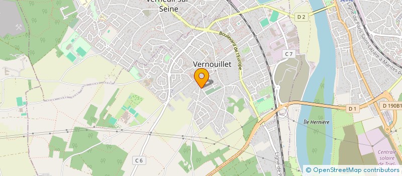 localisation de l'entreprise MONSIEUR SEBASTIEN GRELOUNAUD  VERNOUILLET